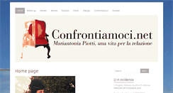 Desktop Screenshot of confrontiamoci.net